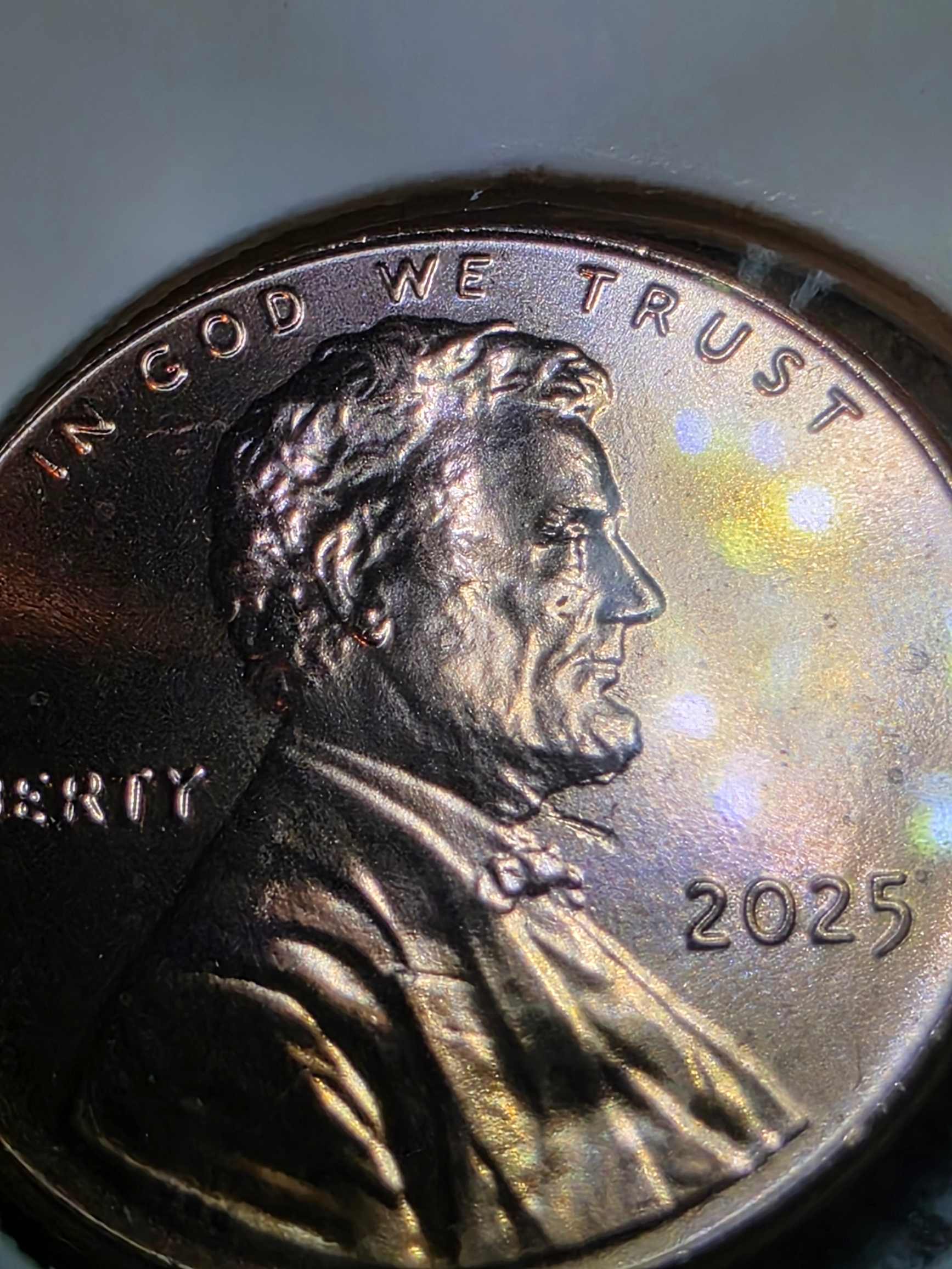 2025-P-Penny-From-New-Roll-With-What-I-Think-Are-Cud-Errors.-I-Have-More-Than-1-Of-These.